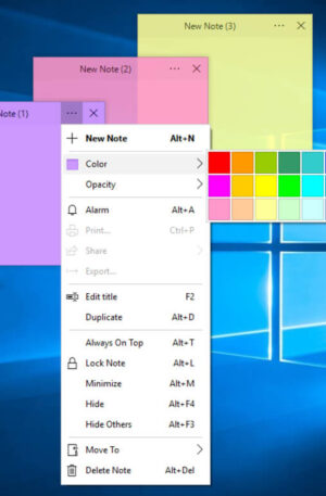 Simple Sticky Notes